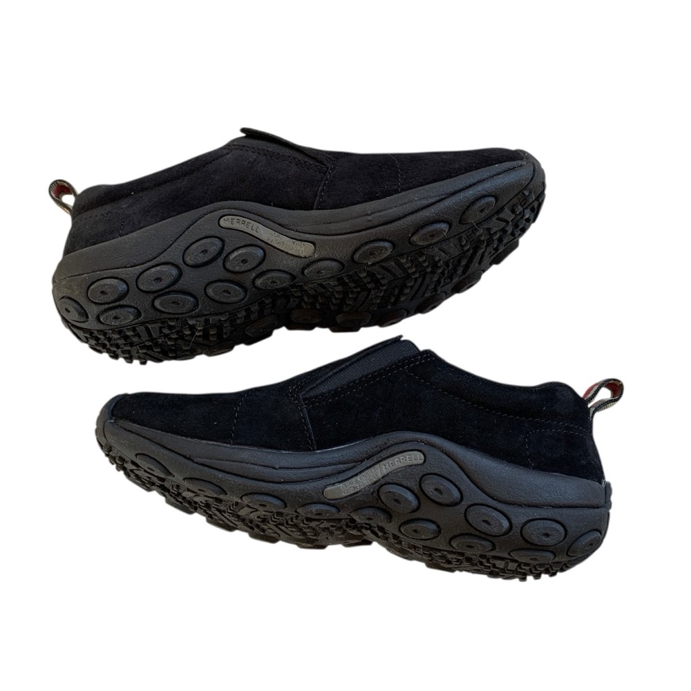 Merrell Jungle Moc Black Suede Slip On Shoes Size 8 New